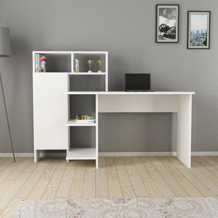 Hanah Home Mesa de Estudio Bugra Blanco